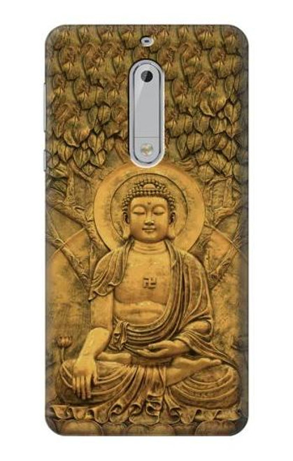 S2452 Buddha Bas Relief Art Graphic Printed Case For Nokia 5