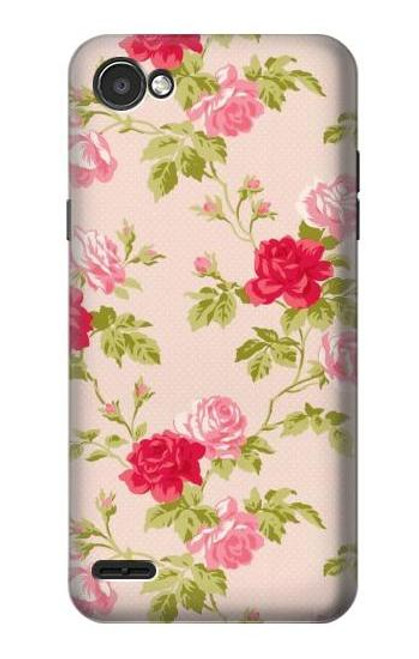 S3037 Pretty Rose Cottage Flora Case For LG Q6