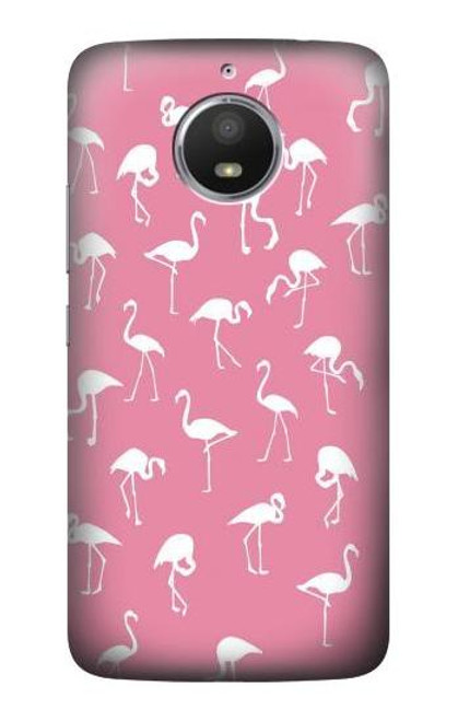 S2858 Pink Flamingo Pattern Case For Motorola Moto E4 Plus