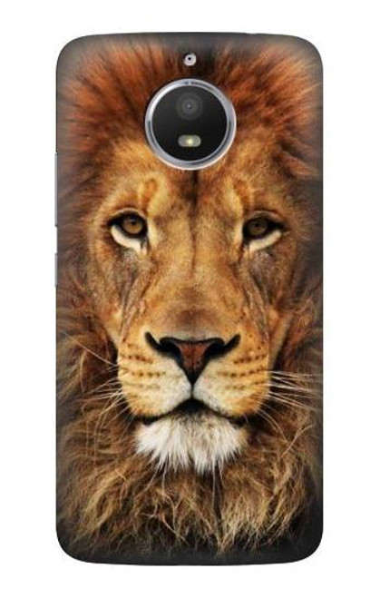 S2870 Lion King of Beasts Case For Motorola Moto E4 Plus