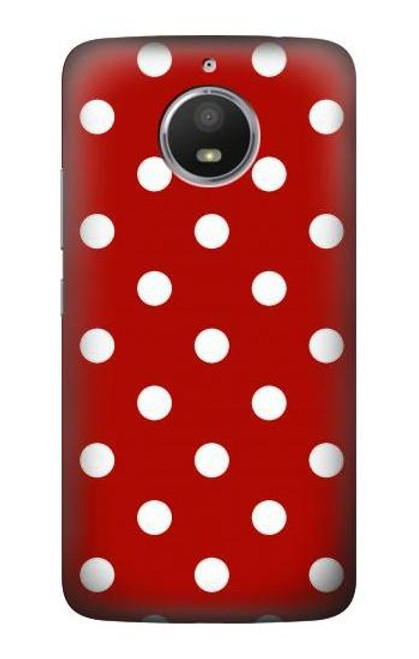 S2951 Red Polka Dots Case For Motorola Moto E4 Plus