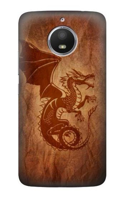 S3086 Red Dragon Tattoo Case For Motorola Moto E4 Plus