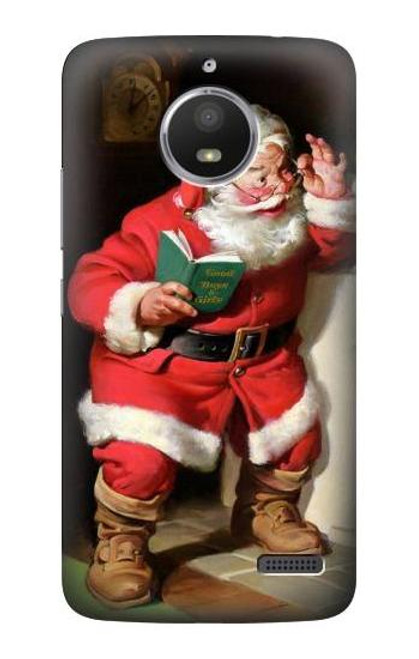 S1417 Santa Claus Merry Xmas Case For Motorola Moto E4