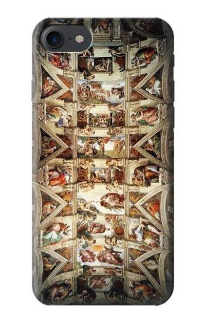 S0177 Michelangelo Chapel ceiling Case For iPhone 7, iPhone 8
