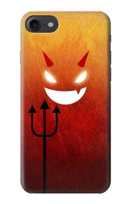 S2454 Red Cute Little Devil Cartoon Case For iPhone 7, iPhone 8