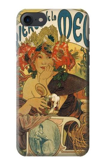 S2740 Alphonse Mucha Bieres De La Muse Case For iPhone 7, iPhone 8