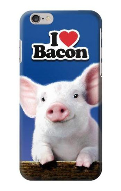 S0608 I Love Bacon Cute Baby Pig Case For iPhone 6 6S S0608 I Love Bacon Cute Baby Pig Case For iPhone 6 6S