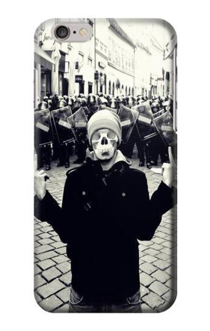 S1108 Skull Man Protester Case For iPhone 6 6S