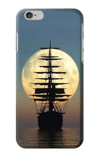 S2897 Pirate Ship Moon Night Case For iPhone 6 6S