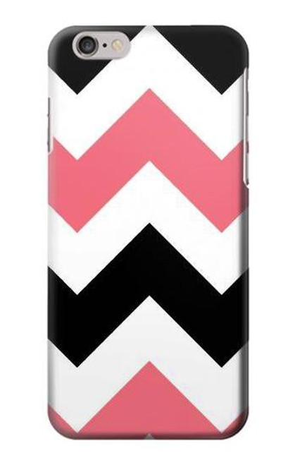 S1849 Pink Black Chevron Zigzag Case For iPhone 6 Plus, iPhone 6s Plus