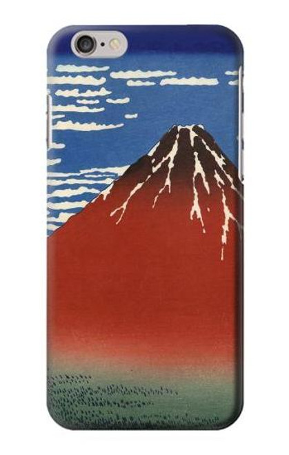S2390 Katsushika Hokusai Red Fuji Case For iPhone 6 Plus, iPhone 6s Plus