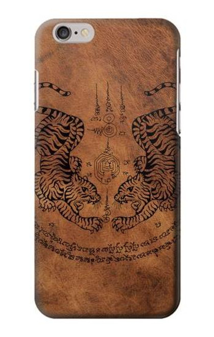 S3209 Sak Yant Twin Tiger Case For iPhone 6 Plus, iPhone 6s Plus