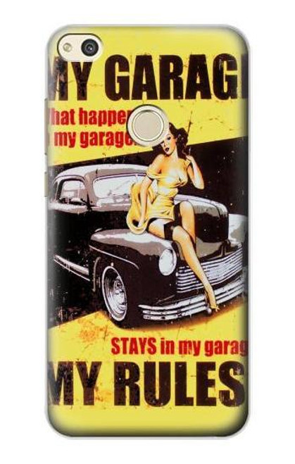 S3198 My Garage Pinup Girl Case For Huawei P8 Lite (2017)