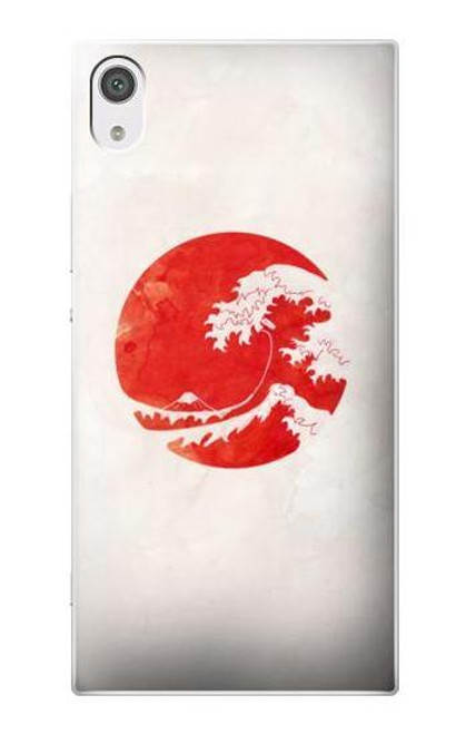 S3237 Waves Japan Flag Case For Sony Xperia XA1