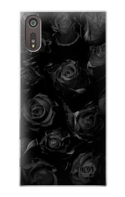 S3153 Black Roses Case For Sony Xperia XZ