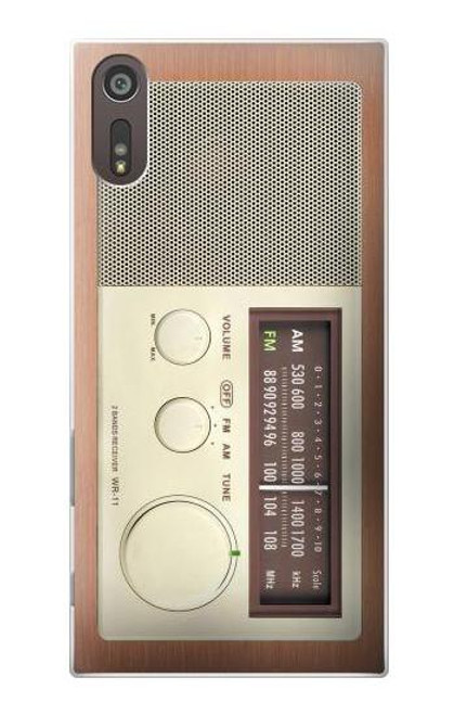 S3165 FM AM Wooden Receiver Graphic Case For Sony Xperia XZ