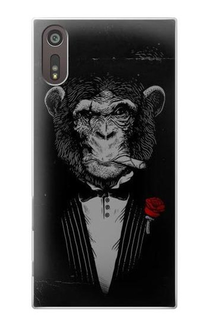 S3167 Funny Monkey God Father Case For Sony Xperia XZ