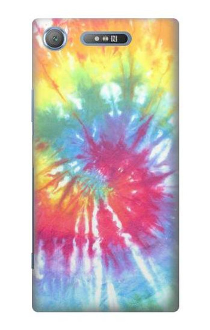 S1697 Tie Dye Colorful Graphic Printed Case For Sony Xperia XZ1