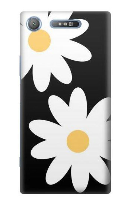 S2315 Daisy White Flowers Case For Sony Xperia XZ1