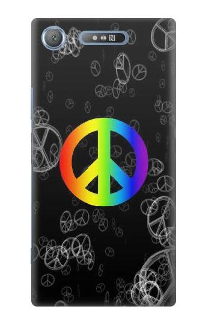 S2356 Peace Sign Case For Sony Xperia XZ1