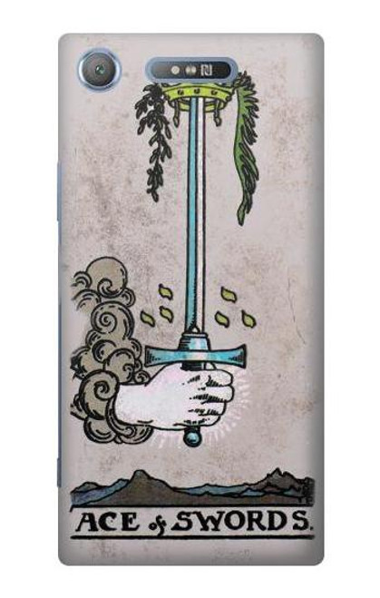 S2482 Tarot Card Ace of Swords Case For Sony Xperia XZ1