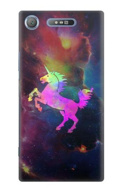 S2486 Rainbow Unicorn Nebula Space Case For Sony Xperia XZ1