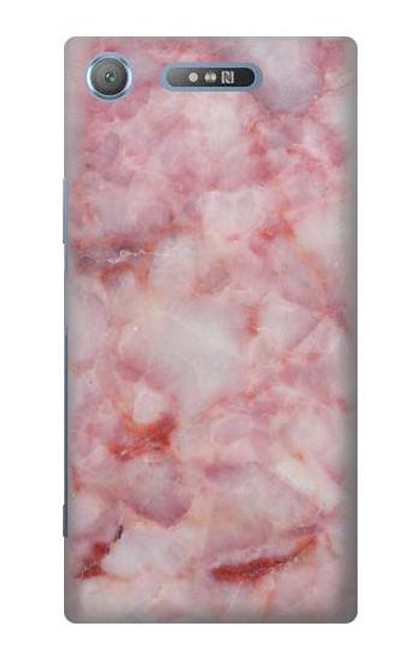 S2843 Pink Marble Texture Case For Sony Xperia XZ1