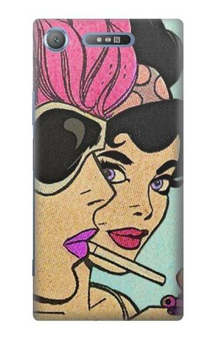 S3171 Girls Pop Art Case For Sony Xperia XZ1