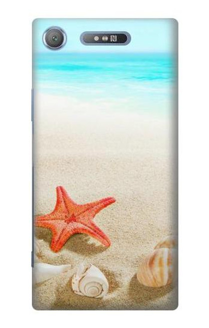 S3212 Sea Shells Starfish Beach Case For Sony Xperia XZ1