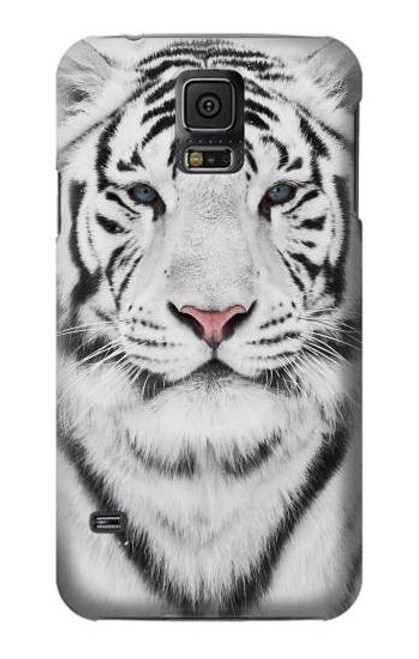 S2553 White Tiger Case For Samsung Galaxy S5