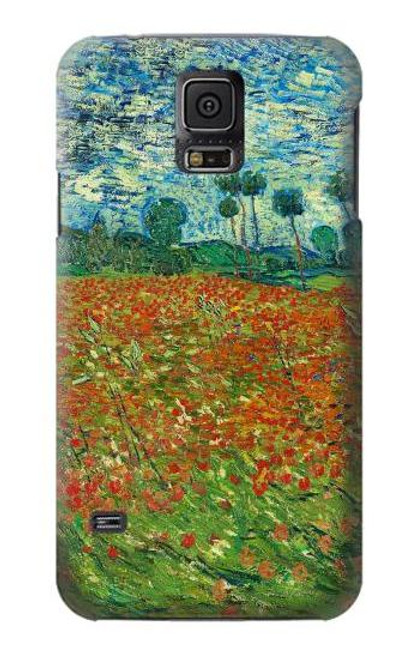 S2681 Field Of Poppies Vincent Van Gogh Case For Samsung Galaxy S5