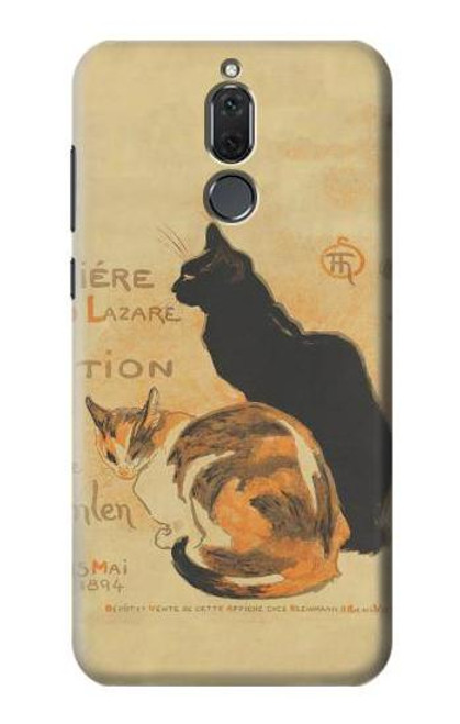 S3229 Vintage Cat Poster Case For Huawei Mate 10 Lite