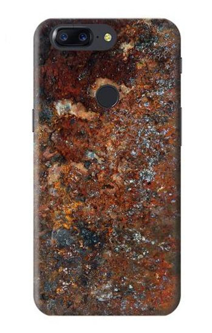 S2714 Rust Steel Texture Graphic Printed Case For OnePlus 5T