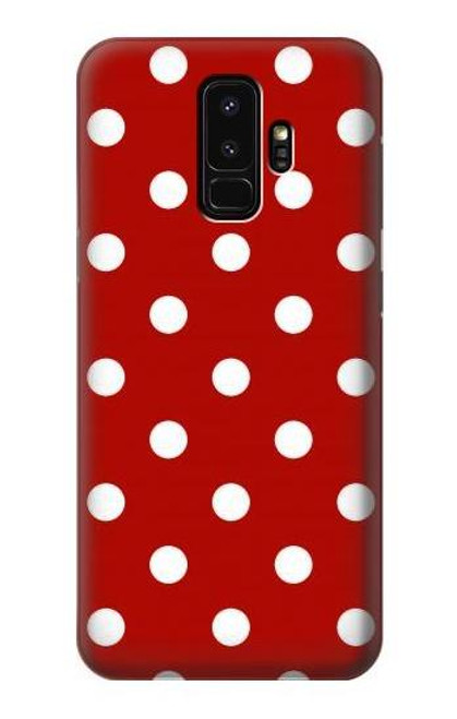 S2951 Red Polka Dots Case For Samsung Galaxy S9 Plus