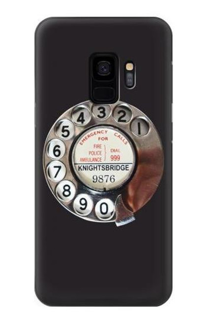 S0059 Retro Rotary Phone Dial On Case For Samsung Galaxy S9