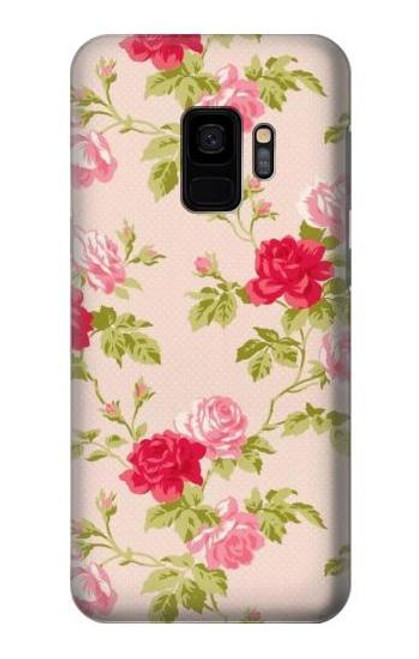 S3037 Pretty Rose Cottage Flora Case For Samsung Galaxy S9