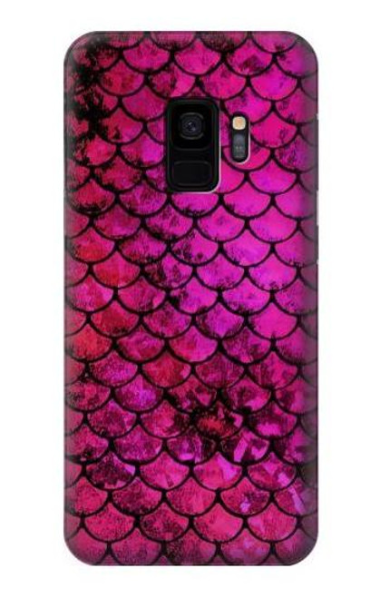 S3051 Pink Mermaid Fish Scale Case For Samsung Galaxy S9