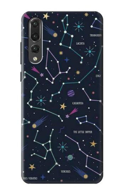 S3220 Star Map Zodiac Constellations Case For Huawei P20 Pro