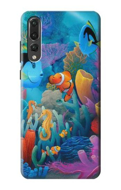 S3227 Underwater World Cartoon Case For Huawei P20 Pro