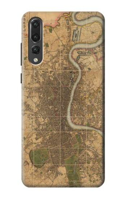 S3230 Vintage Map of London Case For Huawei P20 Pro