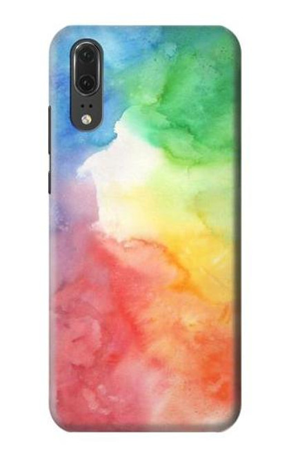 S2945 Colorful Watercolor Case For Huawei P20