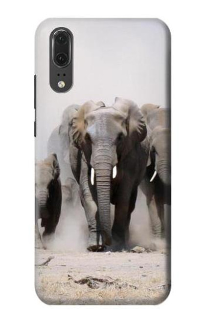 S3142 African Elephant Case For Huawei P20