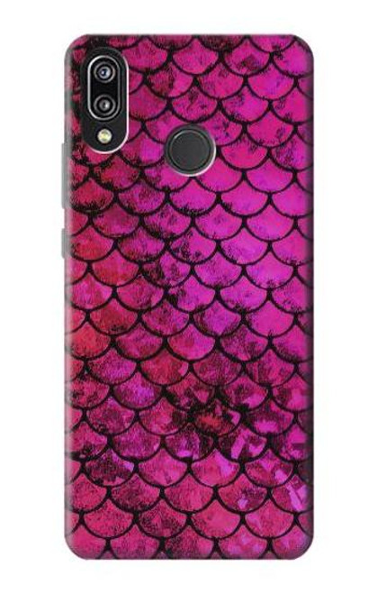 S3051 Pink Mermaid Fish Scale Case For Huawei P20 Lite