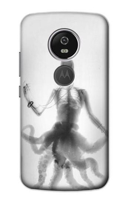 S1432 Skull Octopus X-ray Case For Motorola Moto E5 Plus