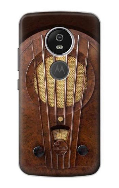 S2655 Vintage Bakelite Deco Radio Case For Motorola Moto E5 Plus