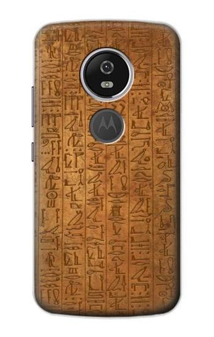 S2805 Egyptian Hierogylphics Papyrus of Ani Case For Motorola Moto E5 Plus