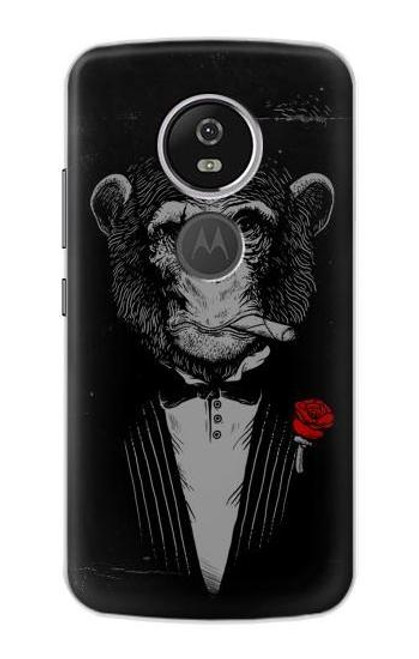 S3167 Funny Monkey God Father Case For Motorola Moto E5 Plus