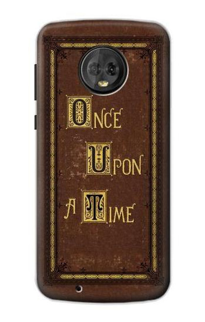 S2824 Once Upon a Time Book Cover Case For Motorola Moto G6