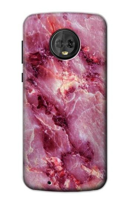 S3052 Pink Marble Graphic Printed Case For Motorola Moto G6