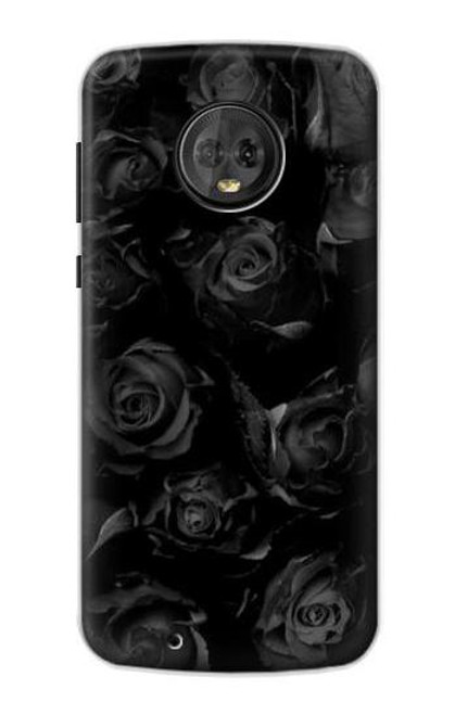 S3153 Black Roses Case For Motorola Moto G6